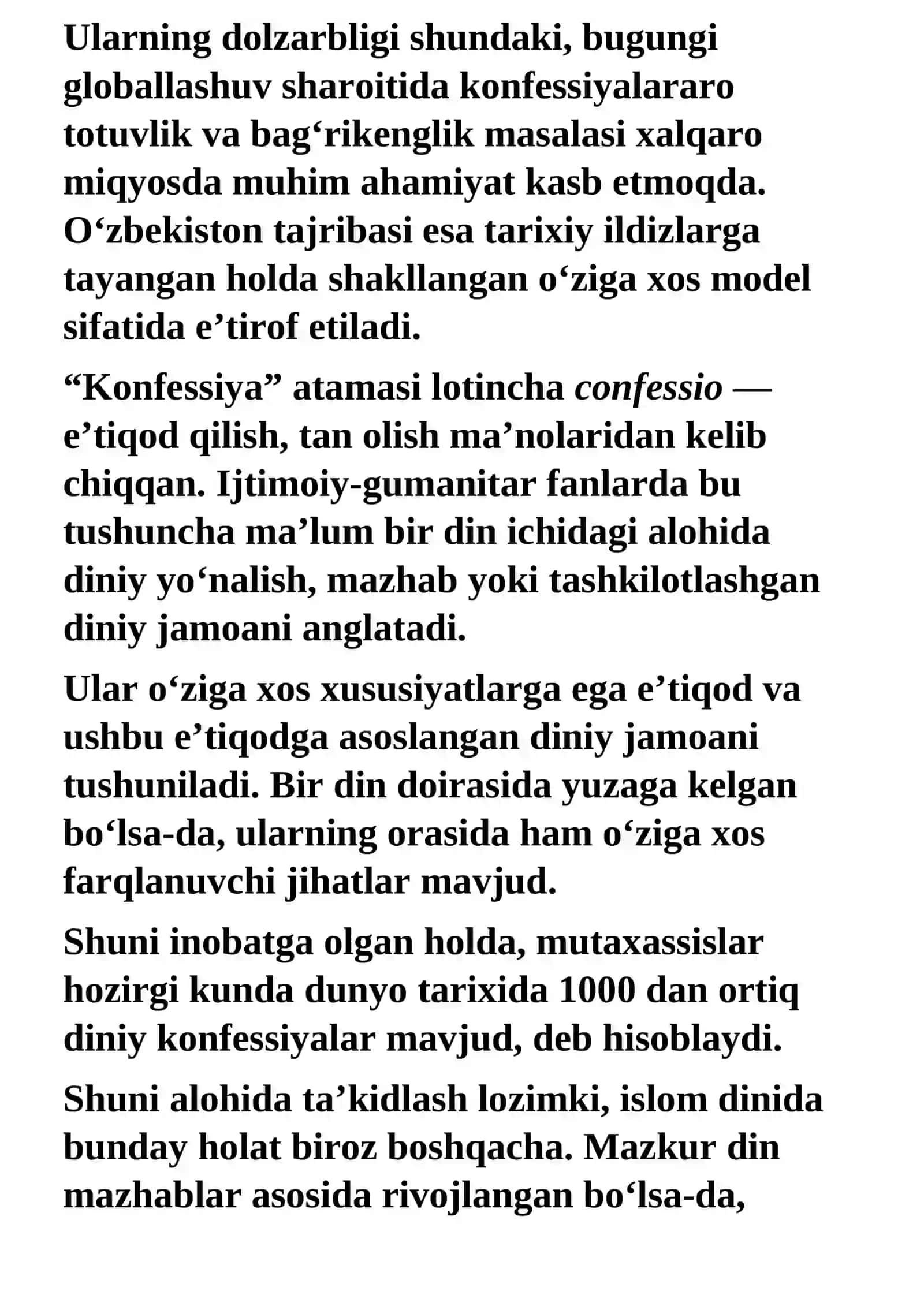 O‘zbekiston – ko‘p konfessiyali va bag‘rikenglikning tarixiy ildizlari 3