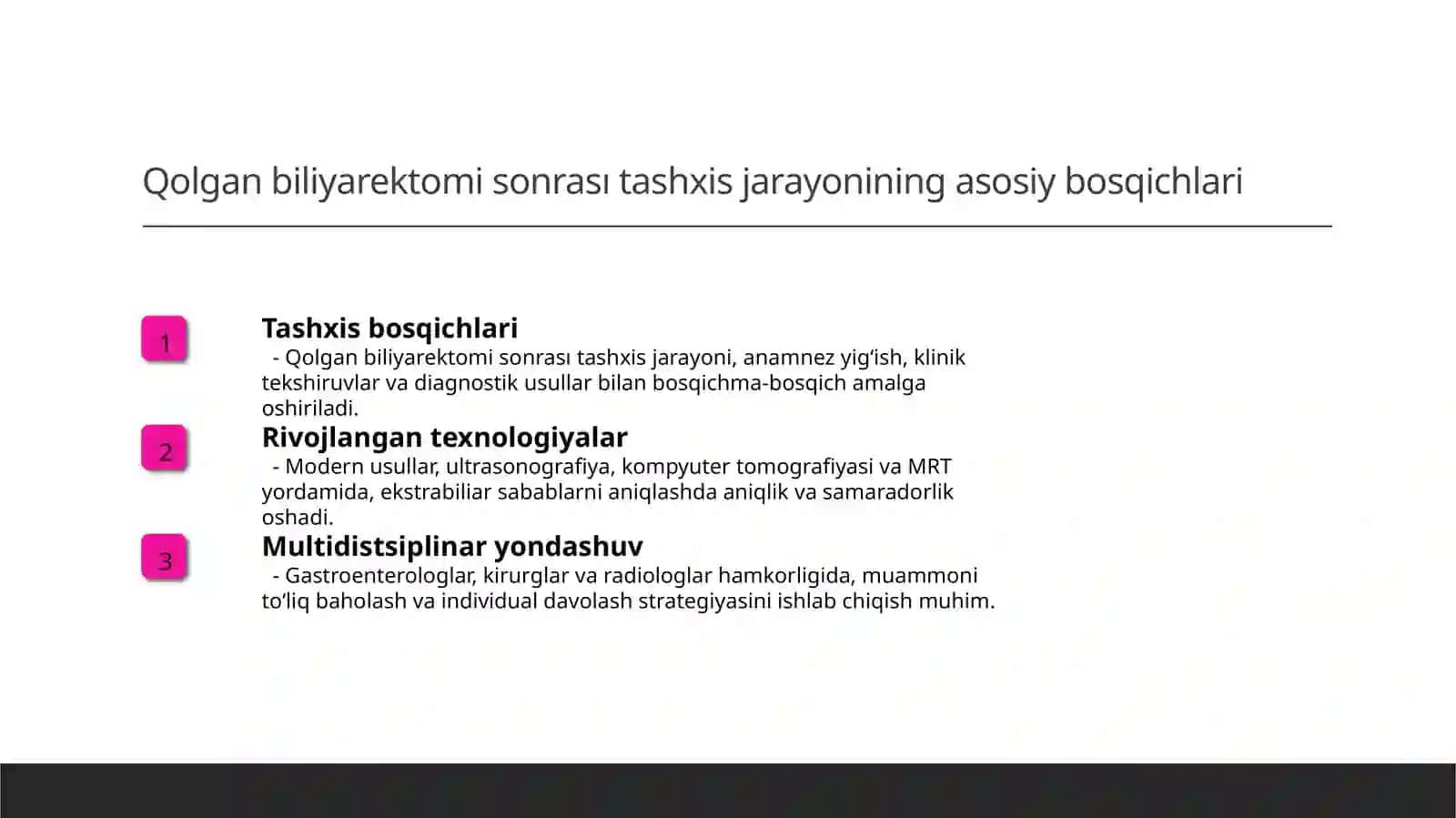 Postxolesistektomik sindrom.Ekstrabiliar sabablar 3