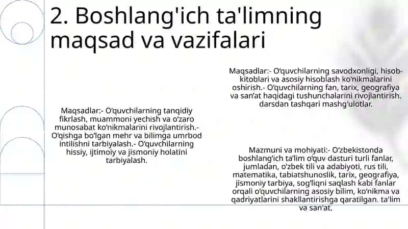 BoshlangʻIch TaʼLimda Tarbiya Jarayonining Mazmuni Va Mohiyati 3