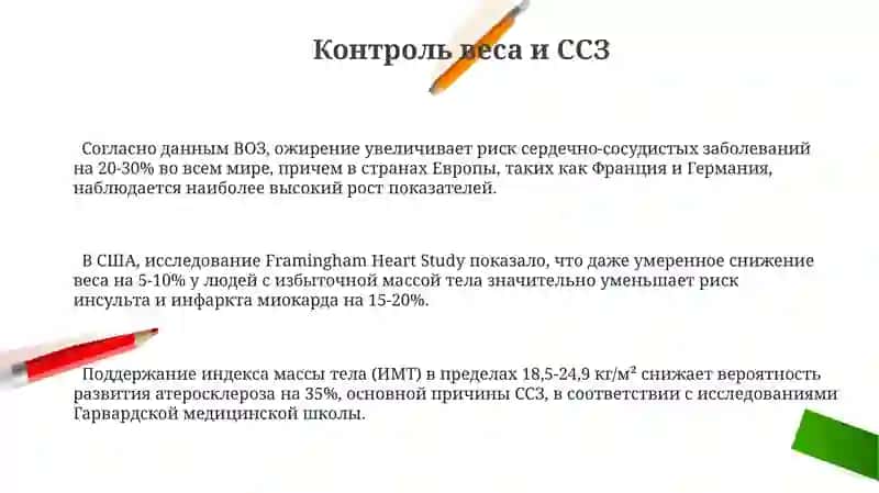 Профилактика сердечно-сосудистых заболеваний: проект в формате плаката 3