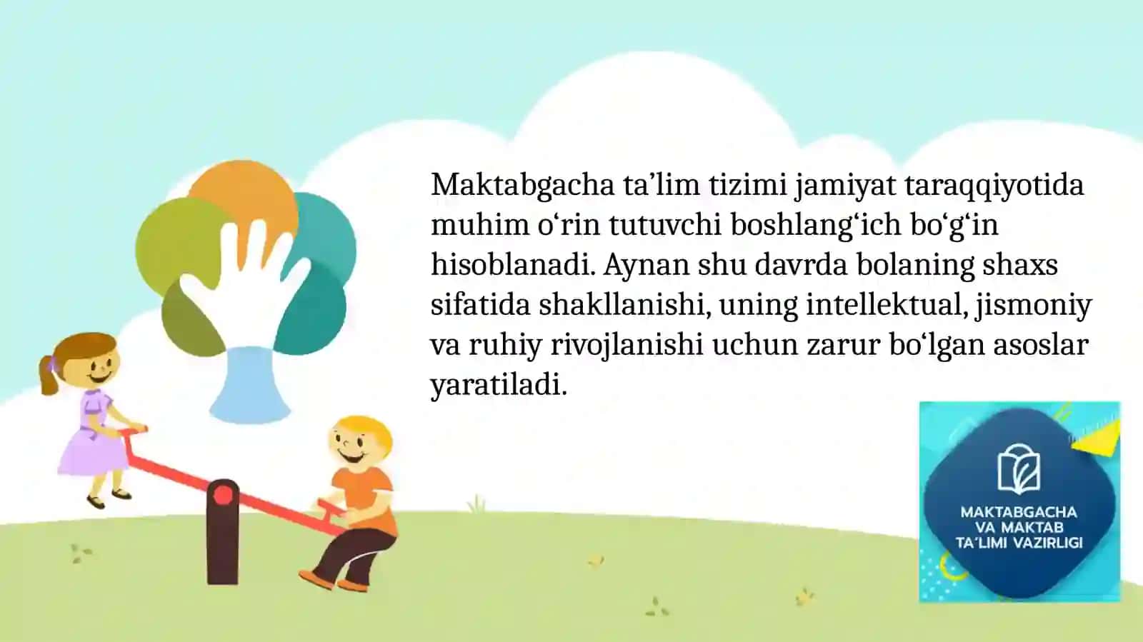 MAKTABGACHA TA'LIM TASHKILOTLARDA TA'LIM SHAKLI 3
