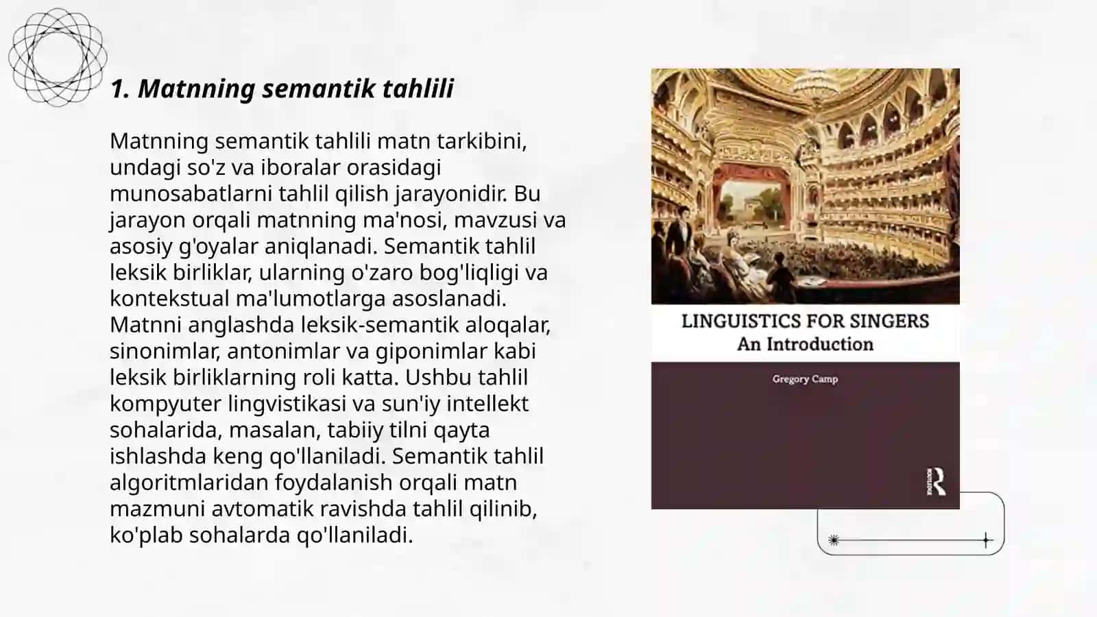 Matinni lingvistik tahlil qilish 3