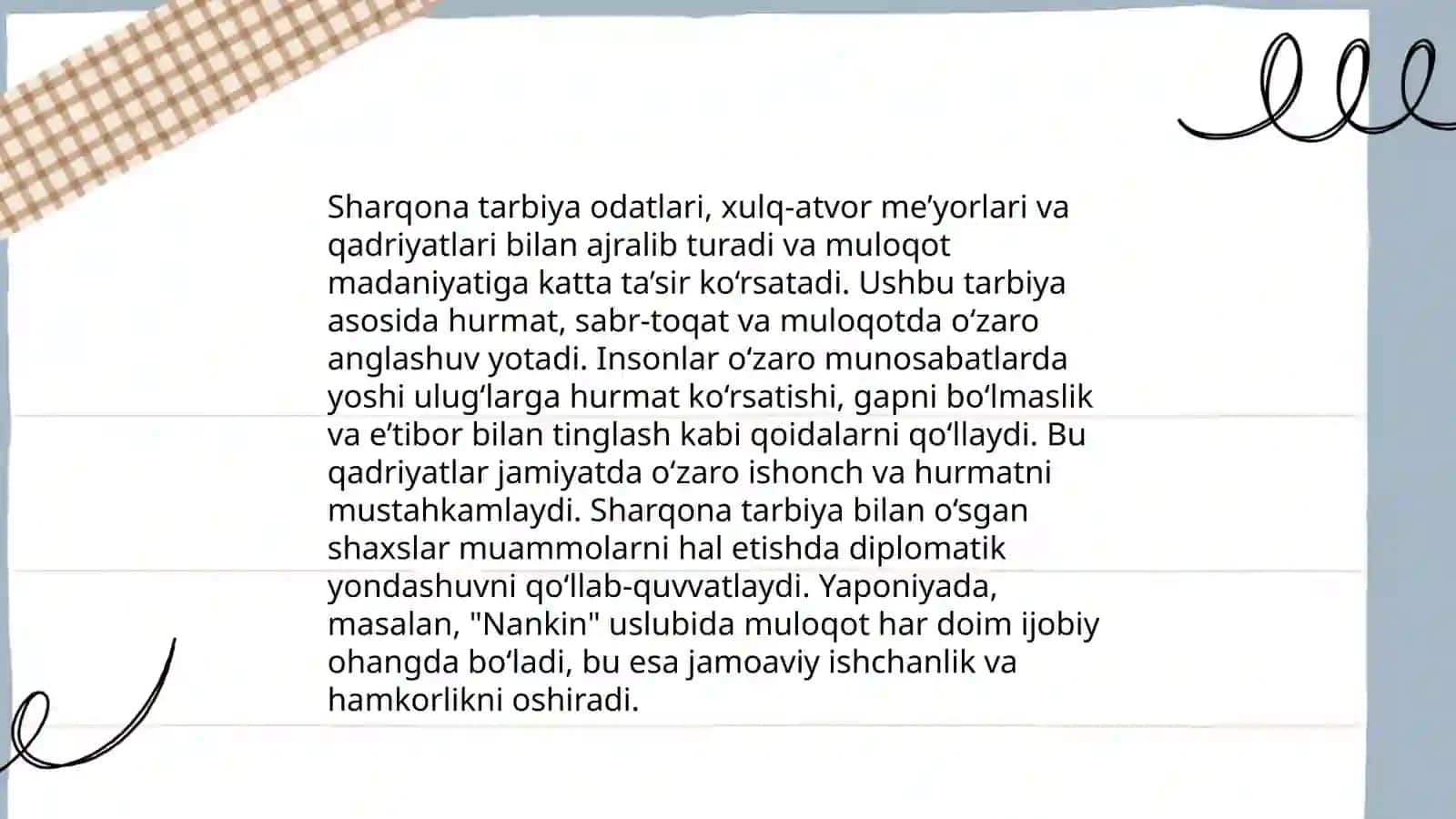 Sharqona tarbiya va muosharat odobining muloqotga ta’siri 3