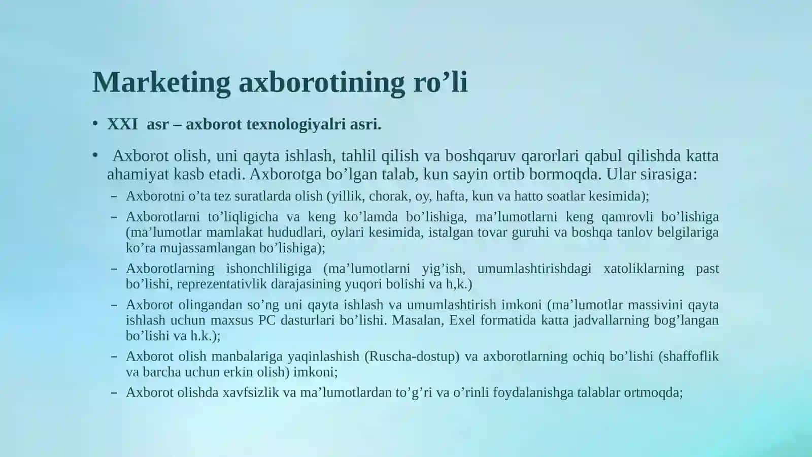 «The principles of marketing» 3