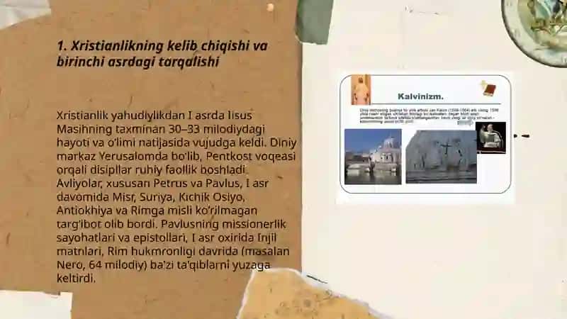 Xristian dinining tarixi va asosiy gʻoyalari 3