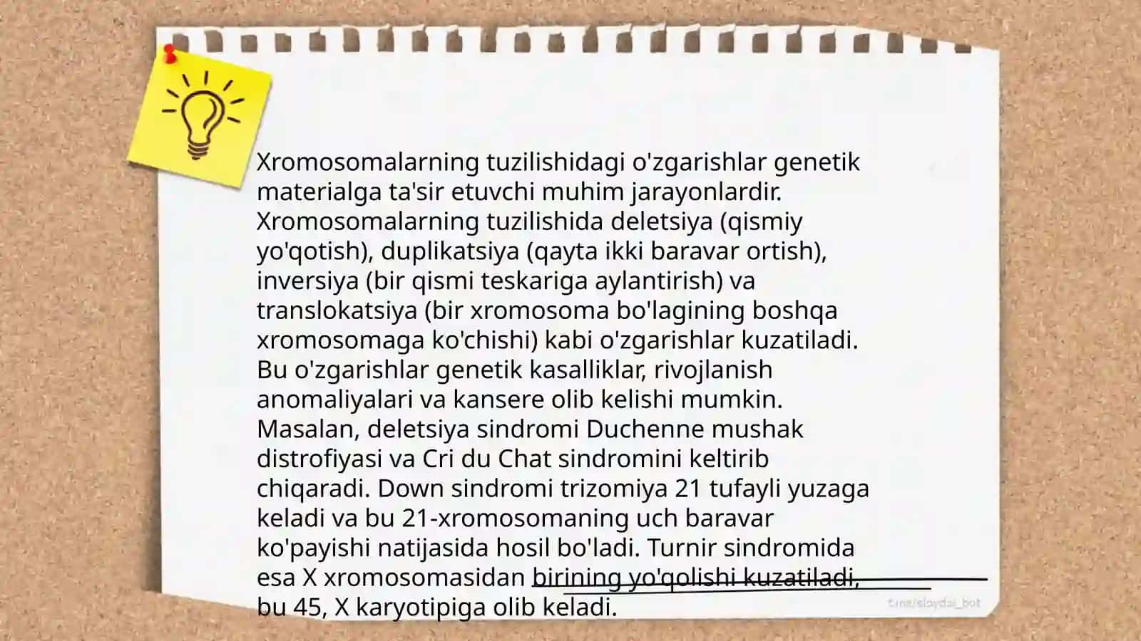 Xromosoma mutatsiyalari 3