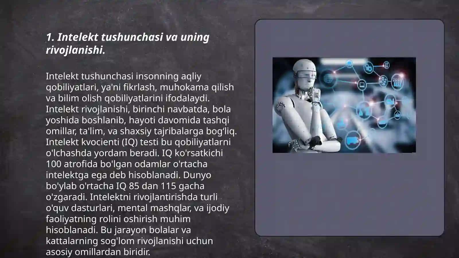 Intelekt va kreativlik nazariyalari 3