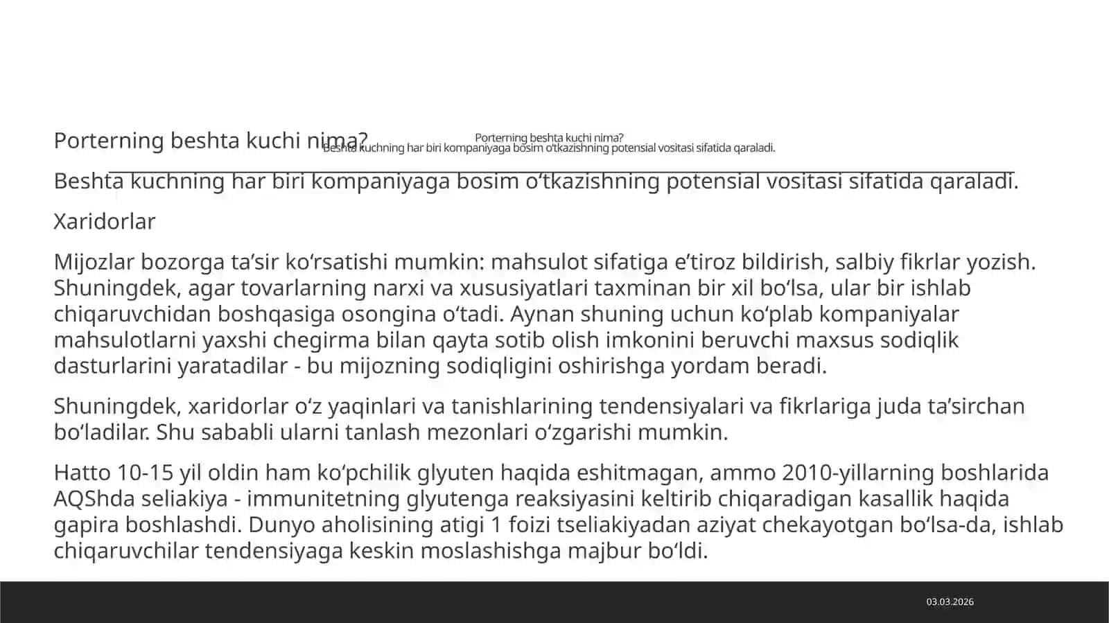 Porterning 5 takuchi usulib o‘yicha tahlilnamunasi 3
