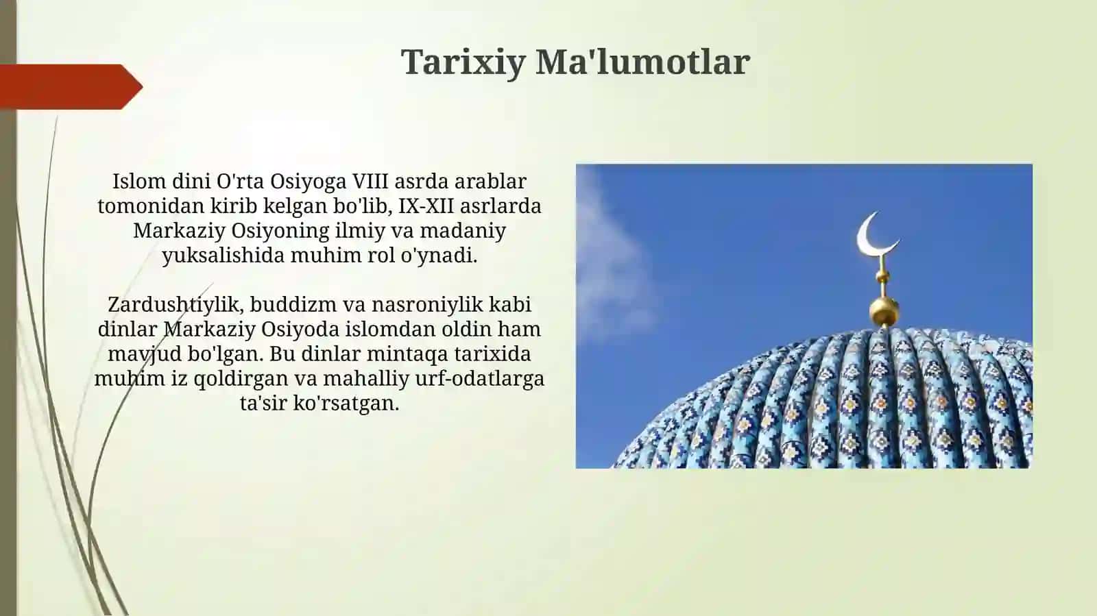 O'zbekistonda diniy tashkilotlarning faoliyati: Umumiy ko'rinish 3