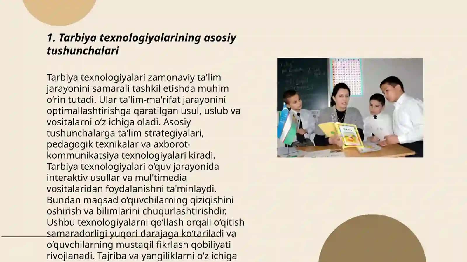 TARBIYA texnologiyalarining mohiyati va mazmuni 3
