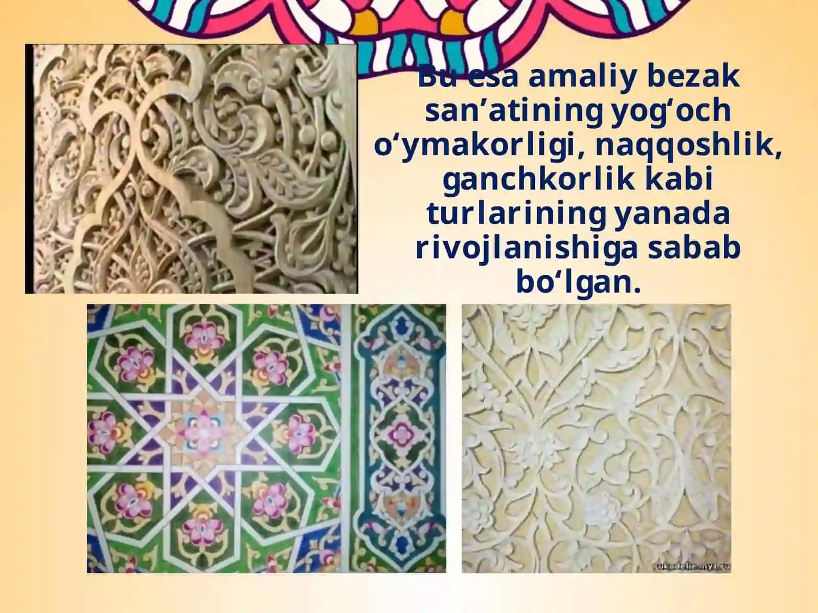 Tasviriy san'at fanidan Kvadrat shaklida naqsh ishlash taqdimoti 3