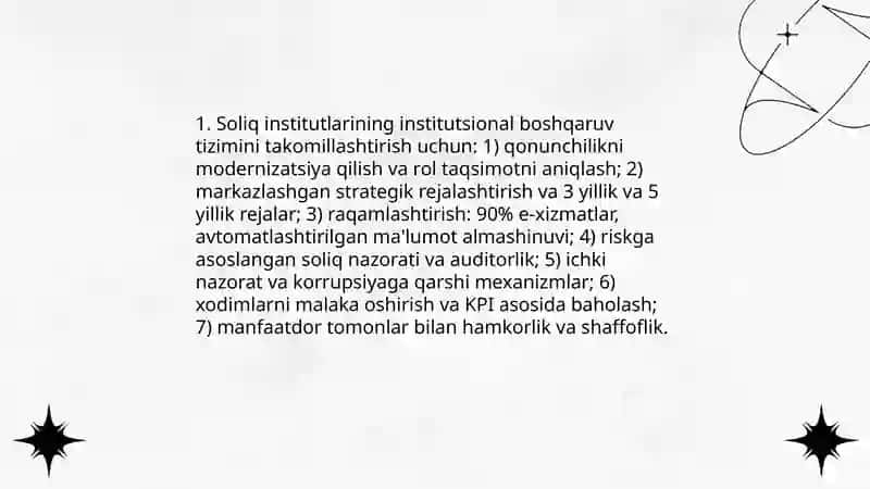Soliq institutlari samaradorligi oshirishda institutsional yondashuvining oʻrni 3