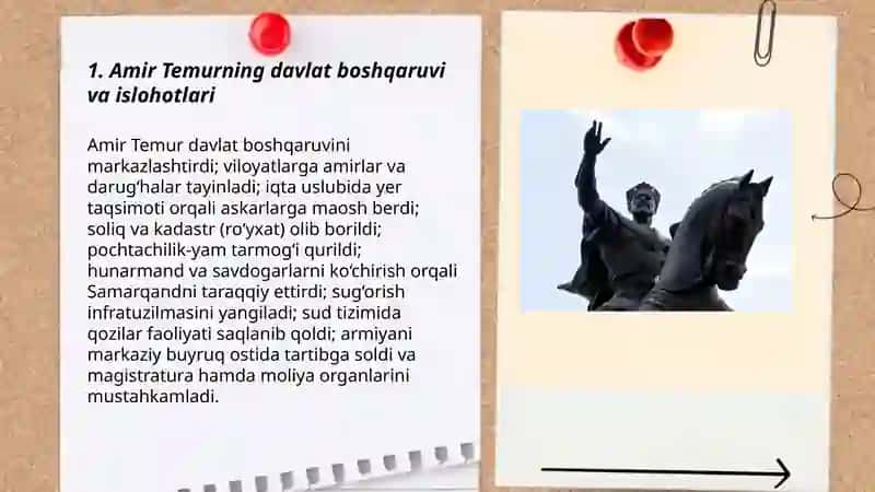 Amir Temur buyuk davlat arbobi-Shukurova Firdavsxon 3