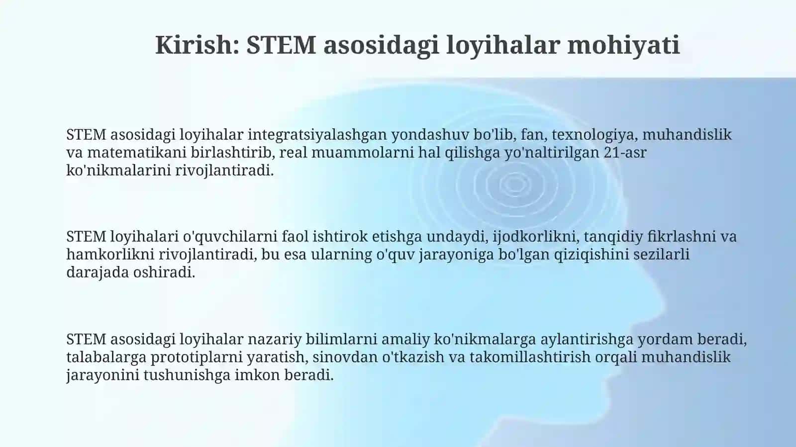 STEM asosidagi loyiha jarayonining ishlanmasi 3