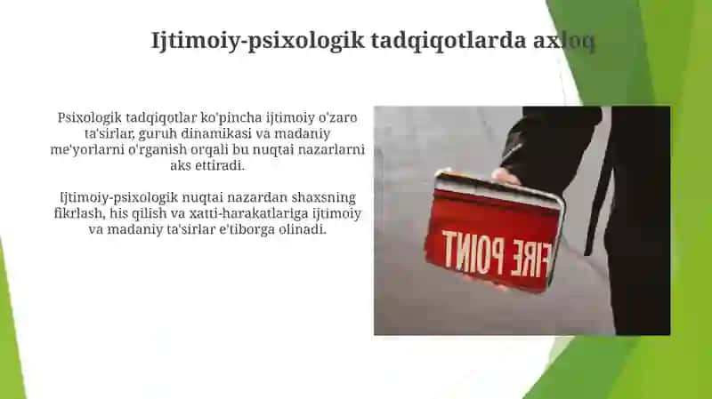 Ijtimoiy-Psixologik qarashlarning aks etishi 3