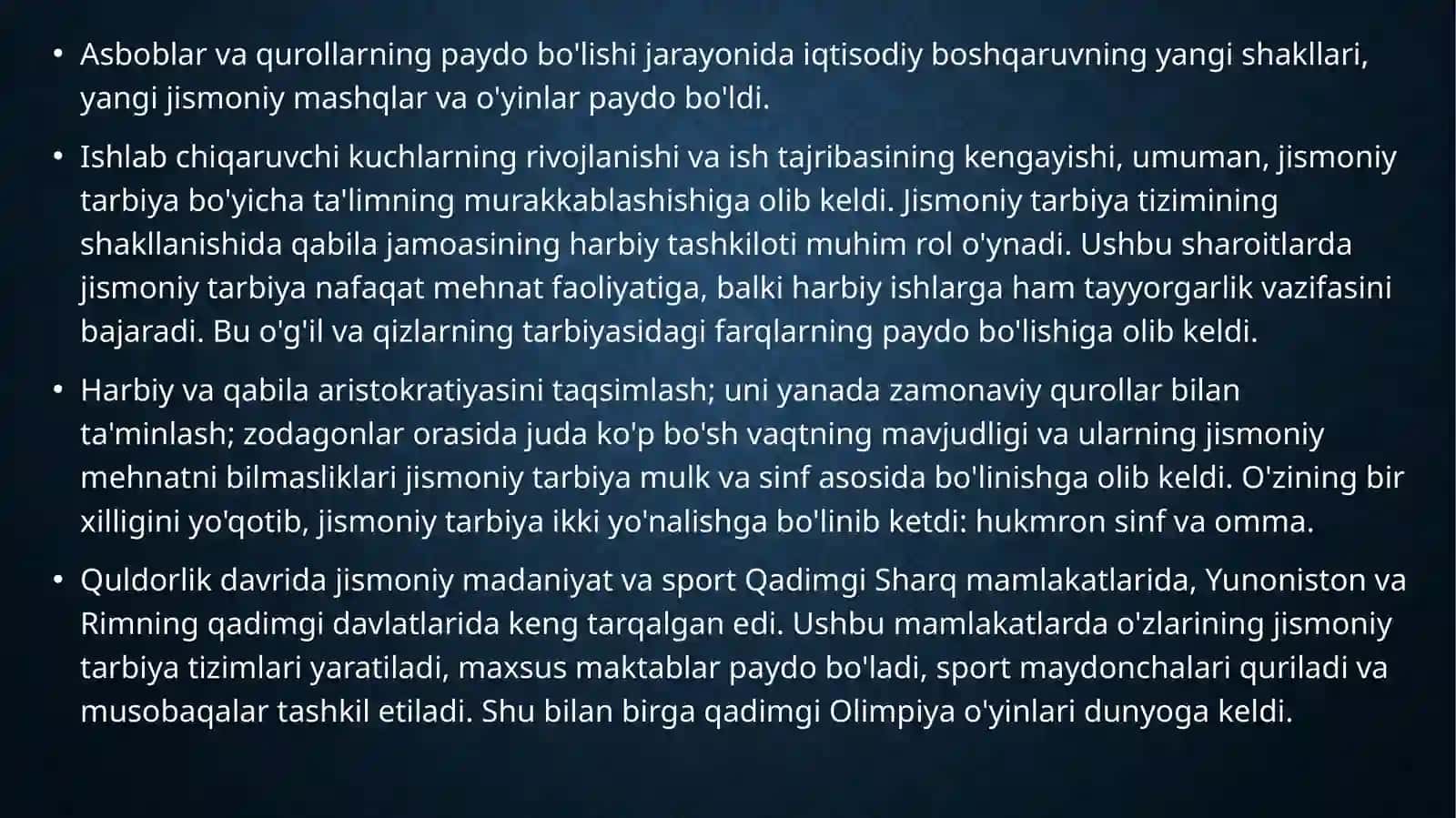 Jismoniymadaniyatning jamiyatdagi vazifalari va shakllari 3