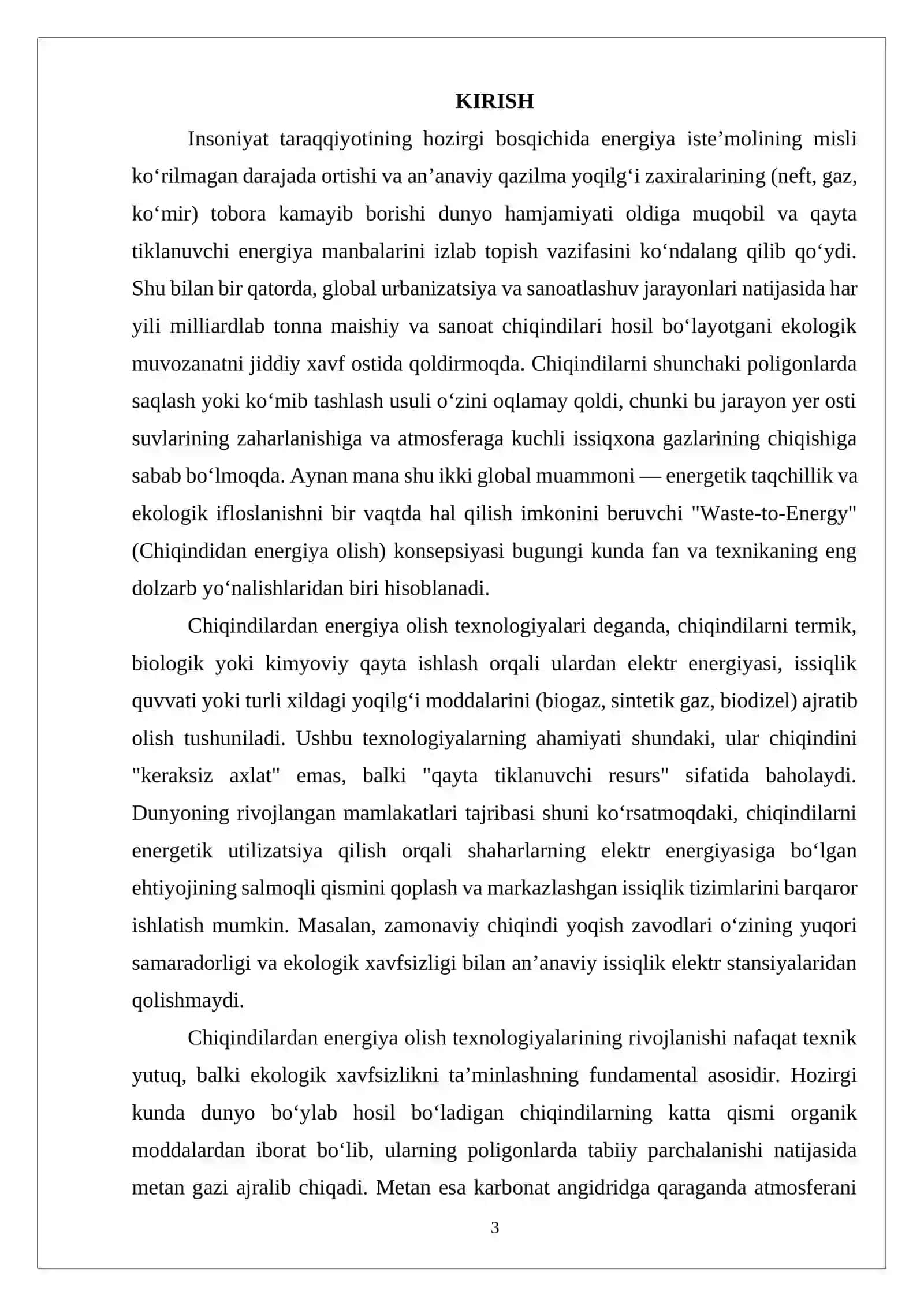 CHIQINDILARDAN ENERGIYA OLISH TEXNOLOGIYALARI 3