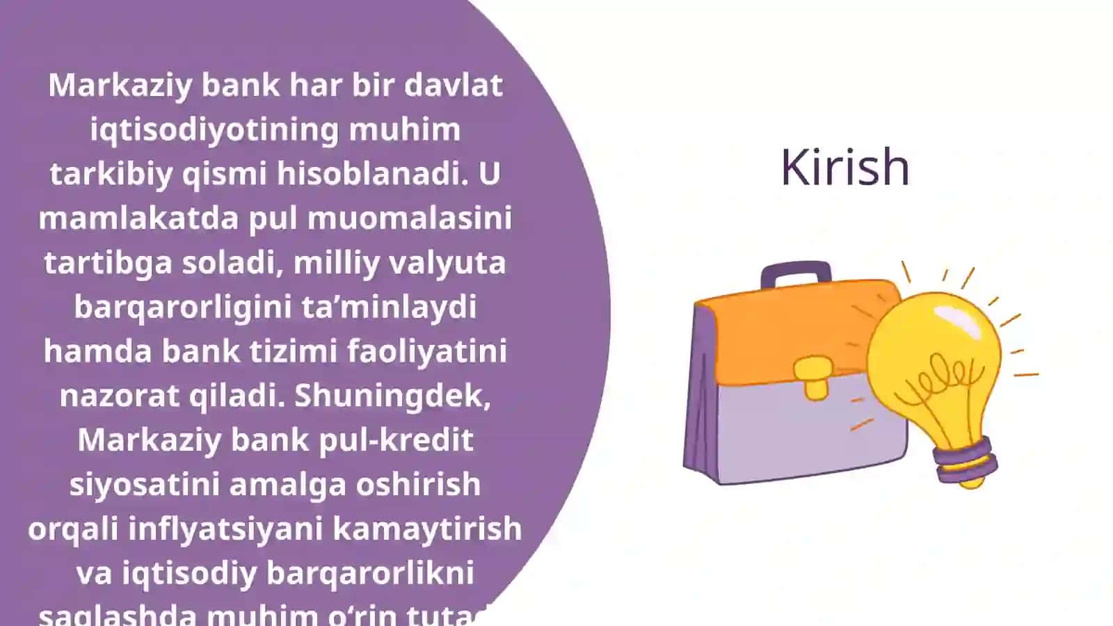 Markaziy bank vazifalari va iqtisodiyotdagi o’rni 3