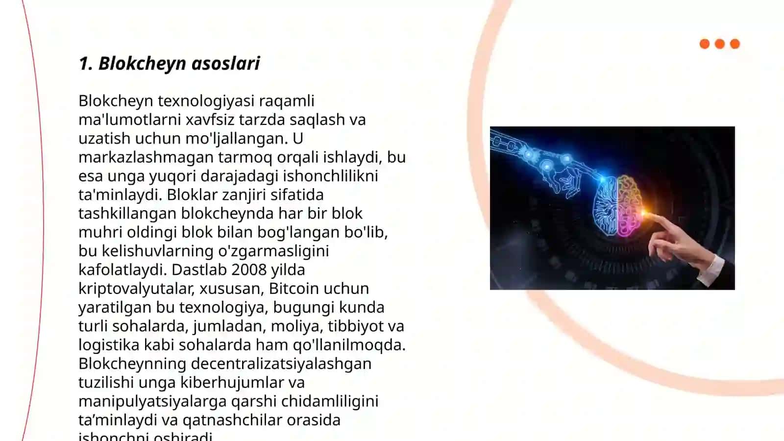 Blockchain texnologiyasi va kriptovalyutalar 3