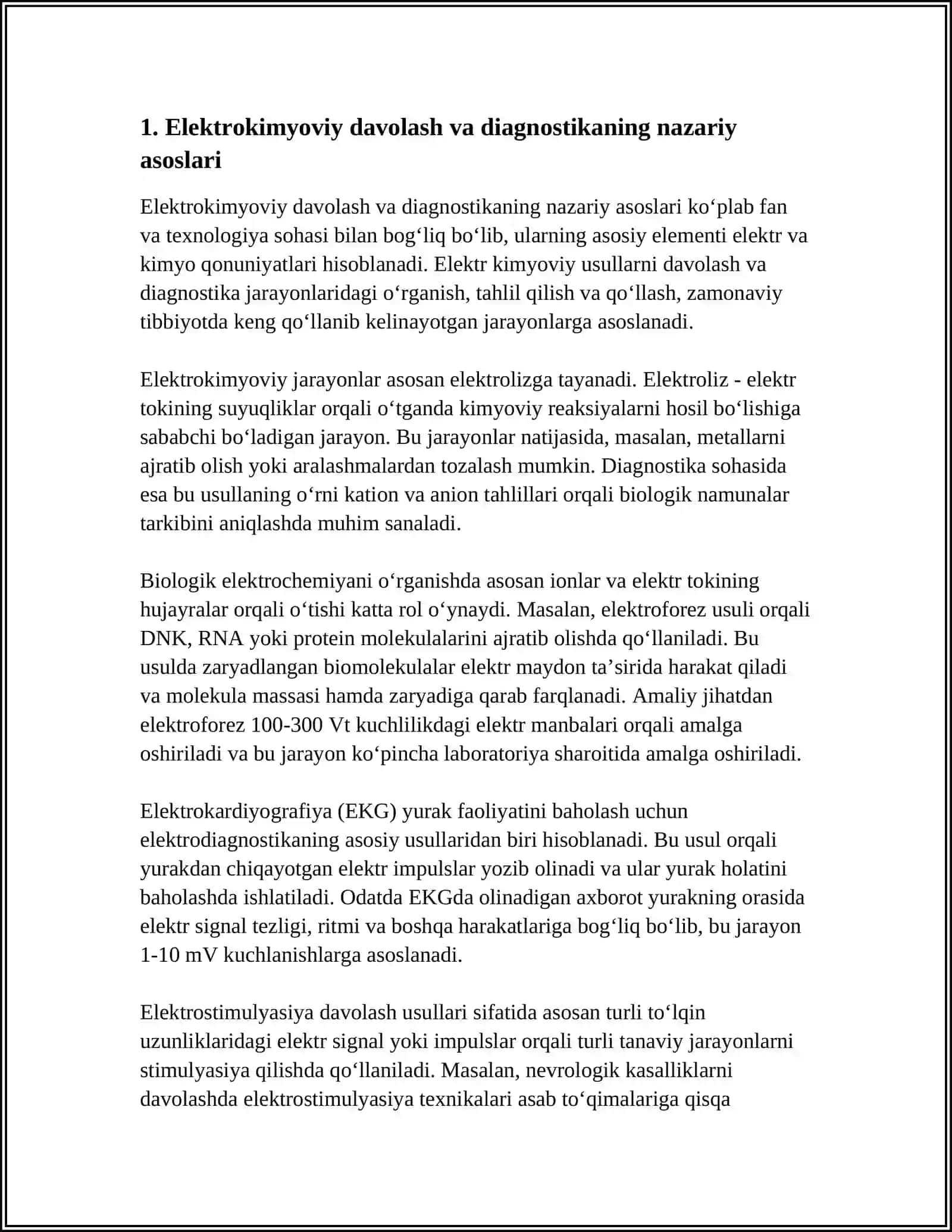 ELEKTRKIMYOVIY DAVOLASH VA DIAGNOSTIK USULLARI 3