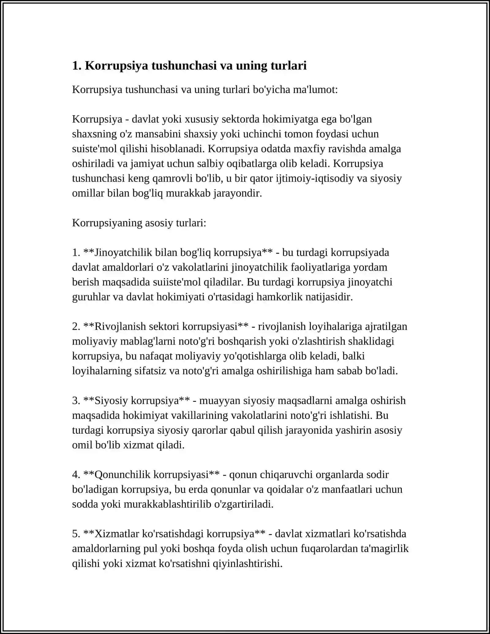 MILLIY QONUNCHILIKDA KORRUPSIYAGA OID JINOYATCHILIK UCHUN JAVOBGARLIK MASALASI 3