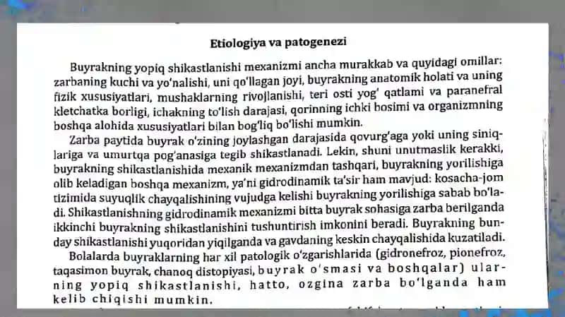 Siydik va tanosil azolarining kasalliklari 3