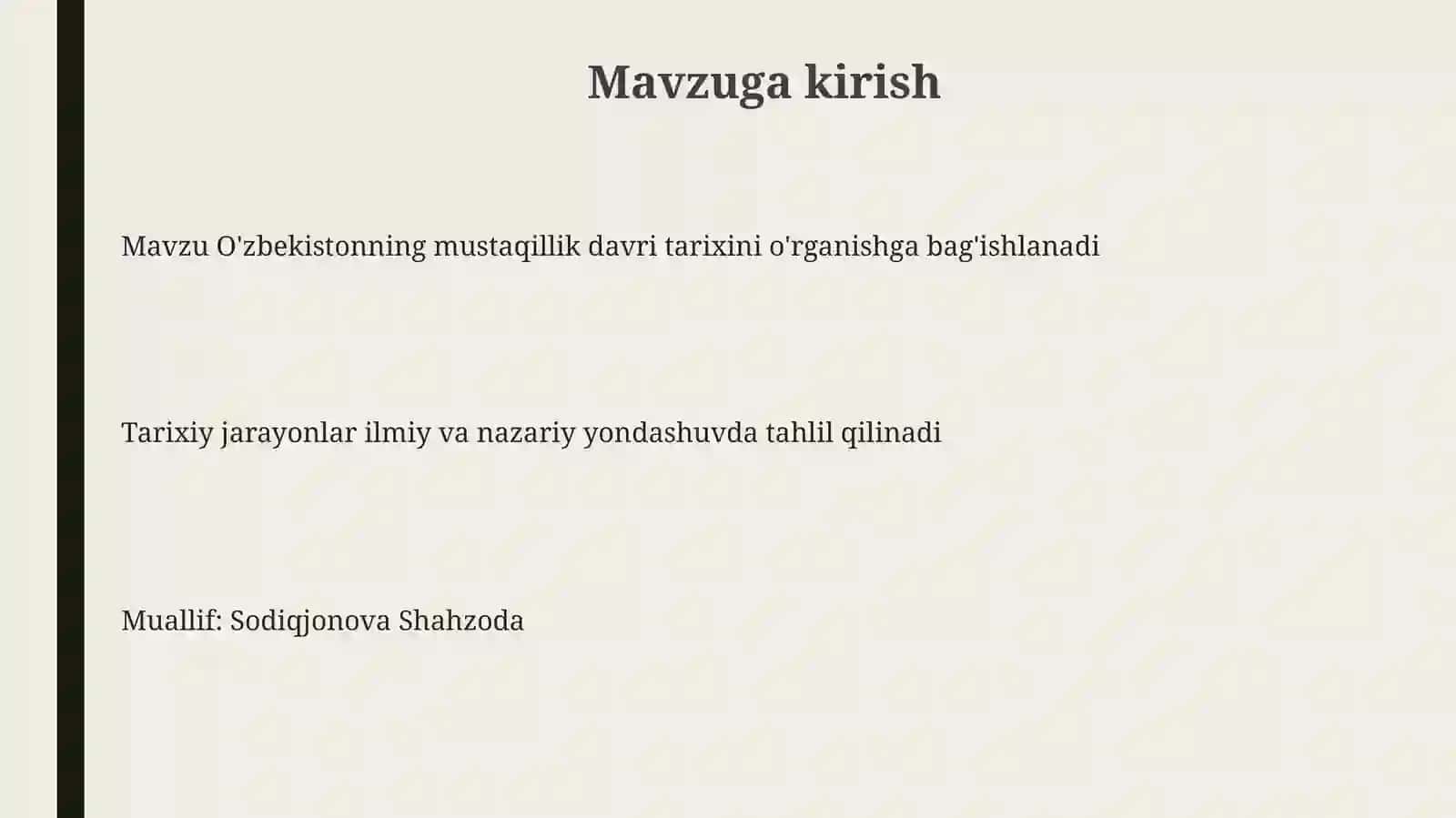 O'zbekistonning eng yangi tarixi,fanning metodologik ilmiy-nazariy,g'oyaviy qarashlar 3