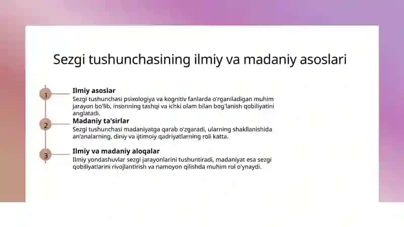 Sezgi turlari va uning qobiliyatlari 3