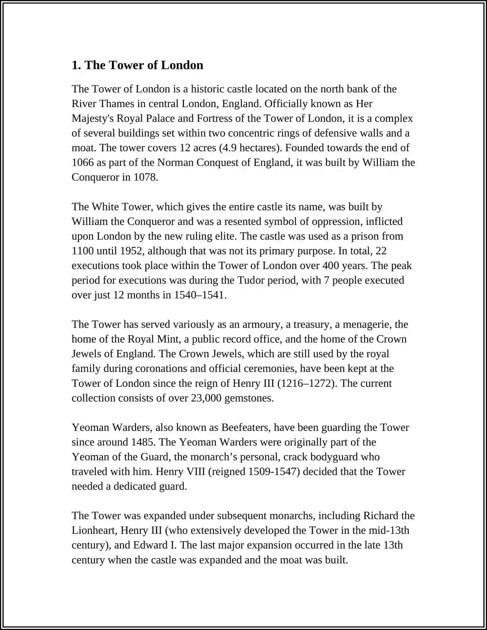 REFERAT Theme: THE SIGHTS OF GREAT BRITAIN 3