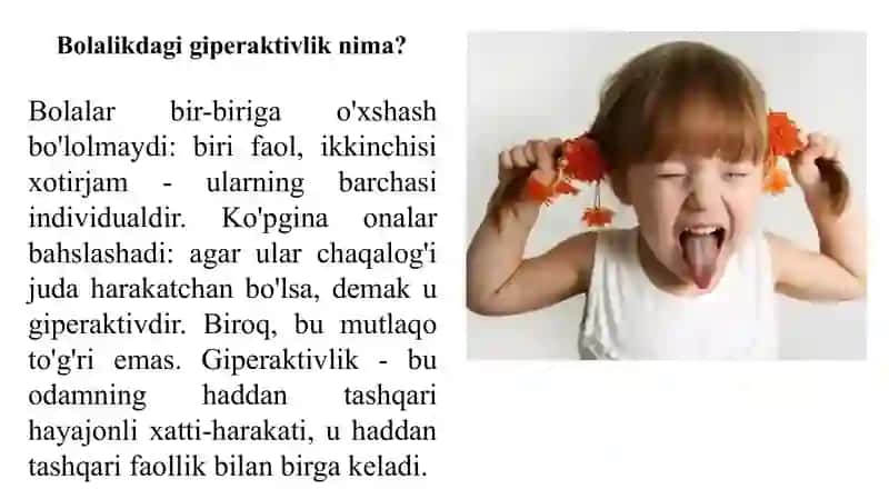 Kichik maktab yoshi davridagi bollarda geperatiflikning o‘zlashtirishga tasiri. 3
