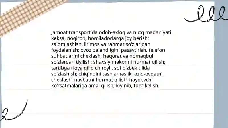Jamoat transportida odob-axloq va nutq madaniyati 3