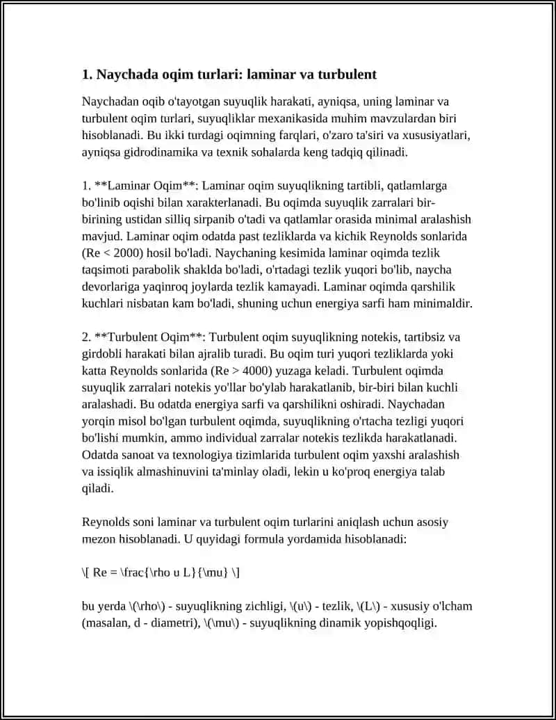 NAYCHADAN OQIB O'TAYOTGAN SUYUQLIK HARAKATI 3