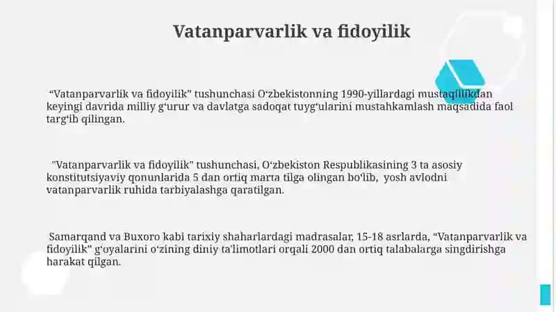 Vatanparvarlik va fidoyilik 3