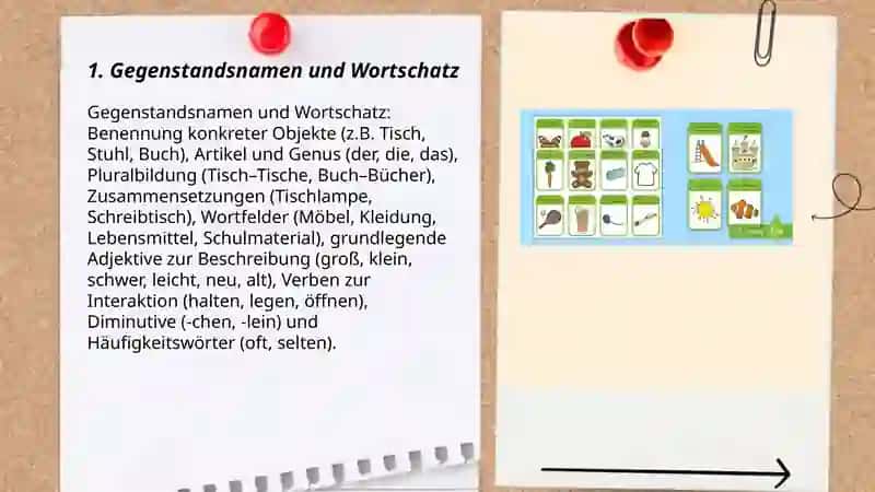 Dinge benennen und beschreiben 3