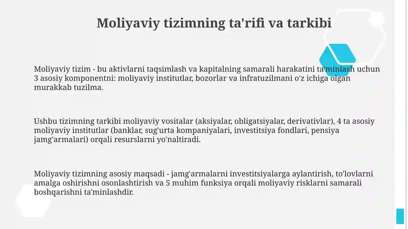 Moliyatizimivamoliyaviysiyosat 3