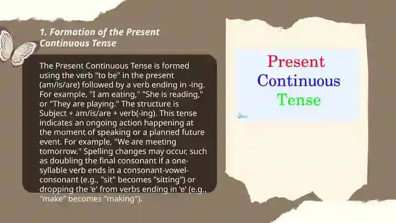 Present continous 3