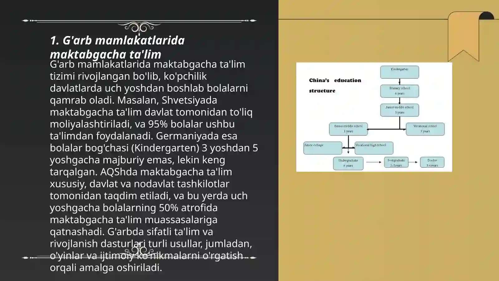 Xorijiy mamlakatlar maktabgacha taʼlim tizimi 3
