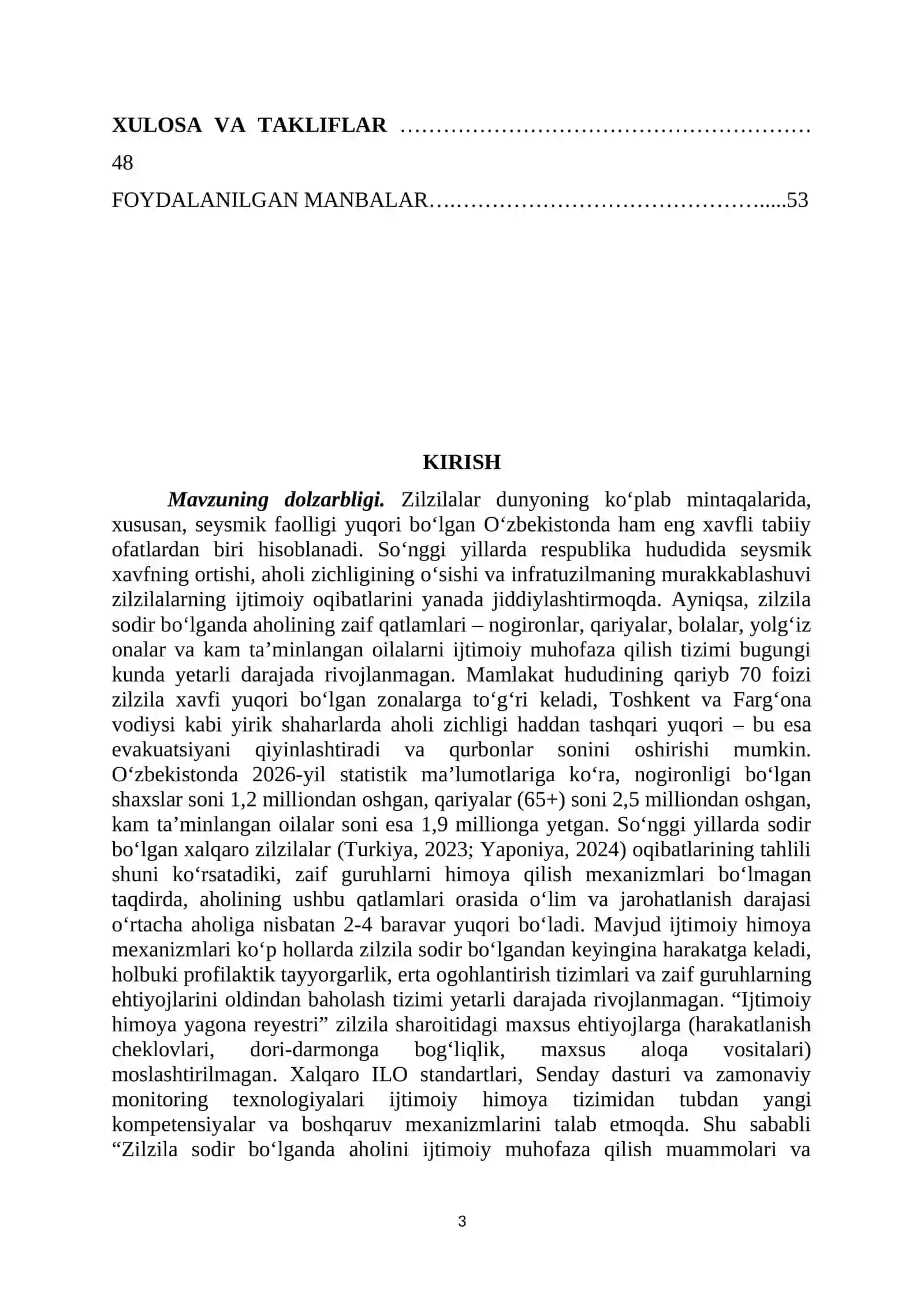 BMI. Hayot faoliyati xavfsizligi fanidan 3
