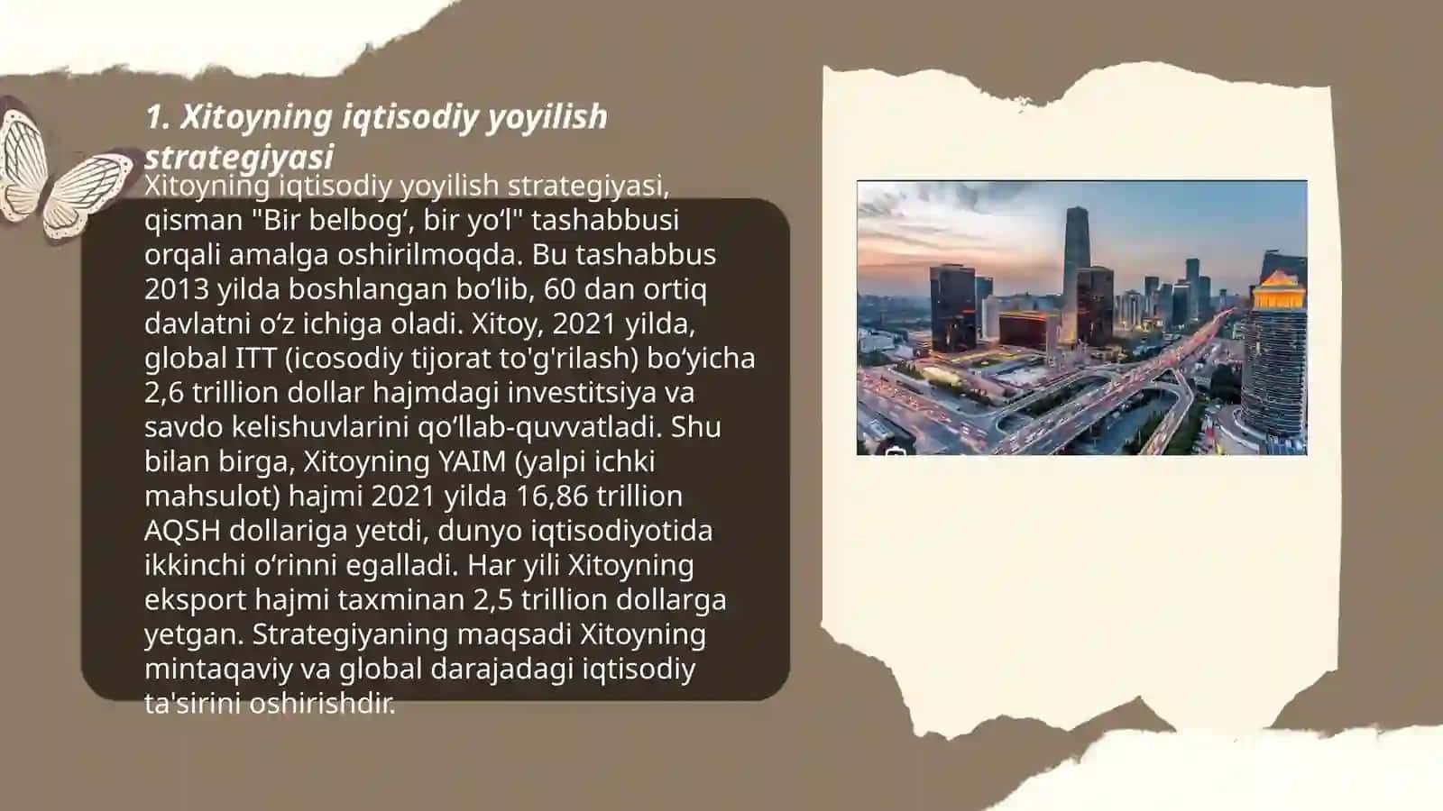 Xitoyning jahon siyosatidagi o'rni 3