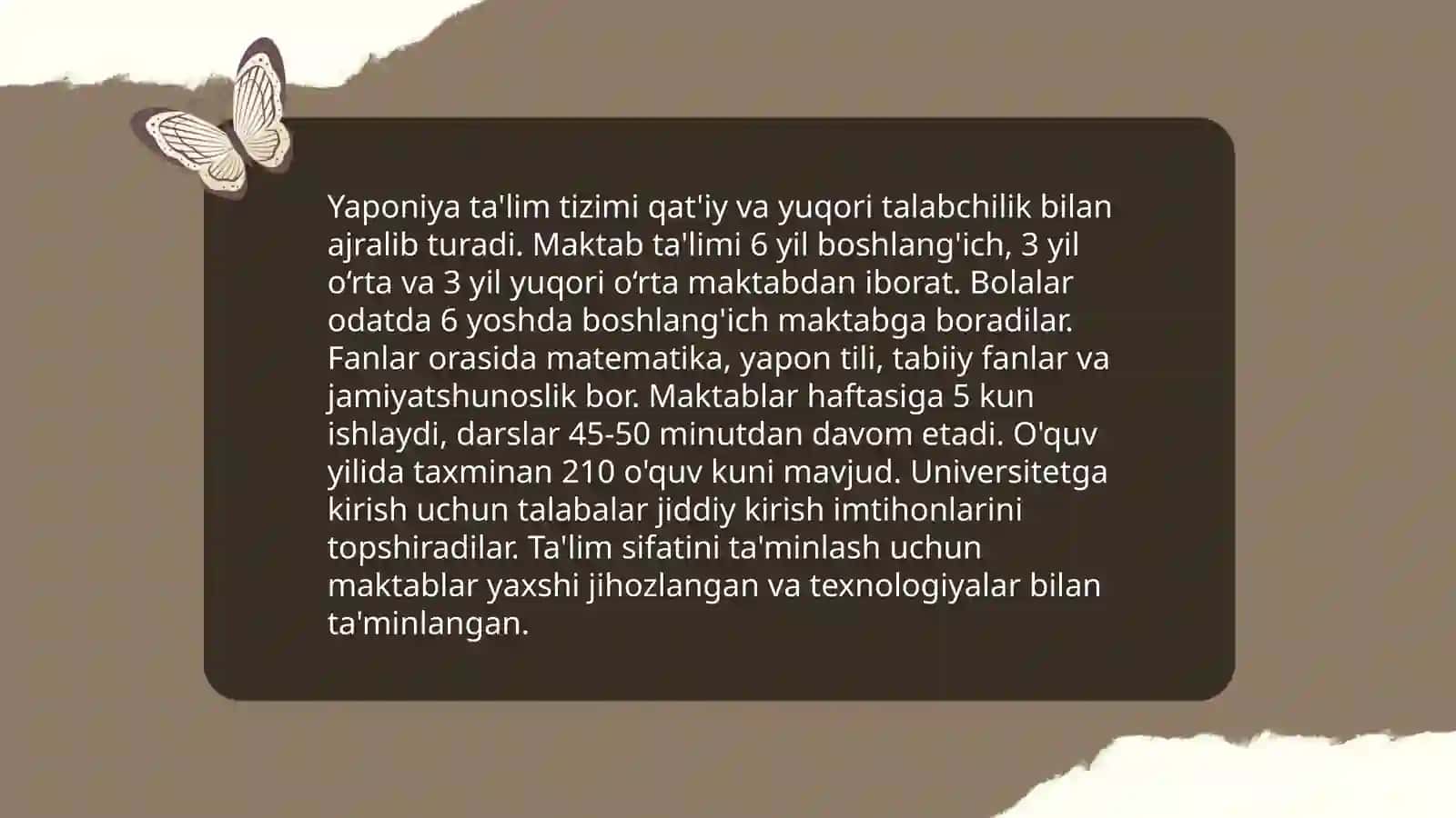 Yaponiya ta'lim tizimi 3