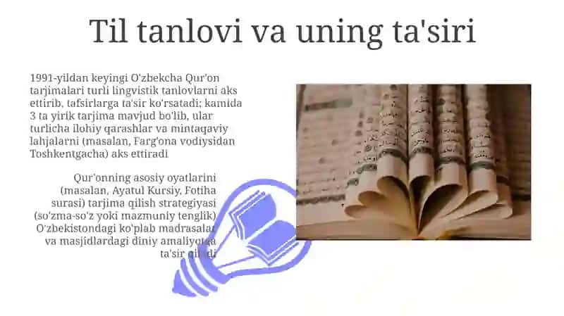 Qur'onning o’zbek tiliga tarjima qilinishi va tafsirlari 3