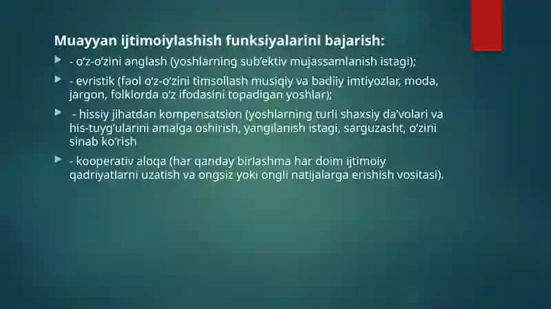 Yoshlarni ijtimoiy pedagogik qoʻllab-quvvatlash zimi 3