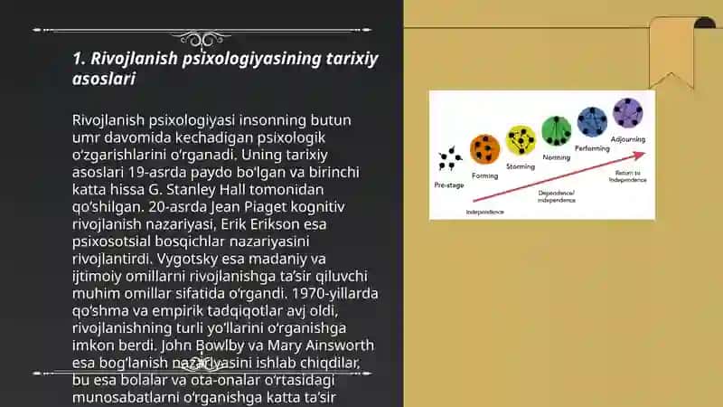 Rivojlanish psixologiyasi fanining shakllanish bosqichlari 3
