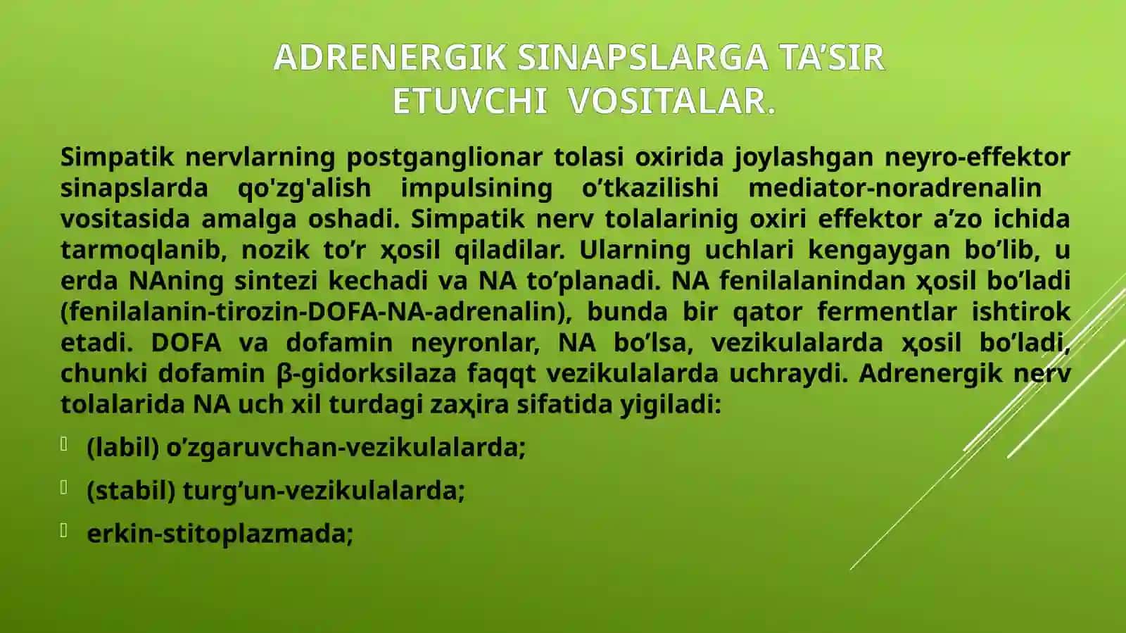Adrenomimetiklar 3