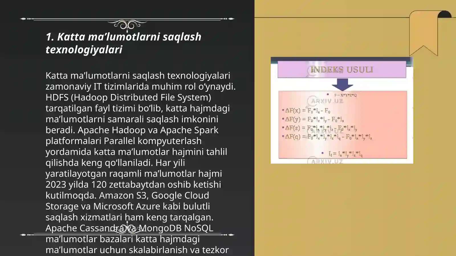 Katta maʼlumotlarni (Big data) tahlil qilish texnologiyalari 3