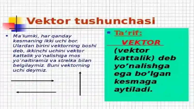 Vektorlar Algebrasining iqtisodiy masalalariga tadbiqlari 3