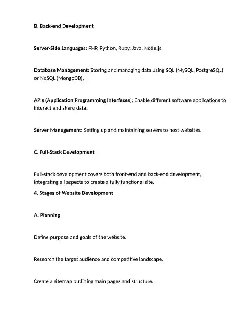 Website Development 3