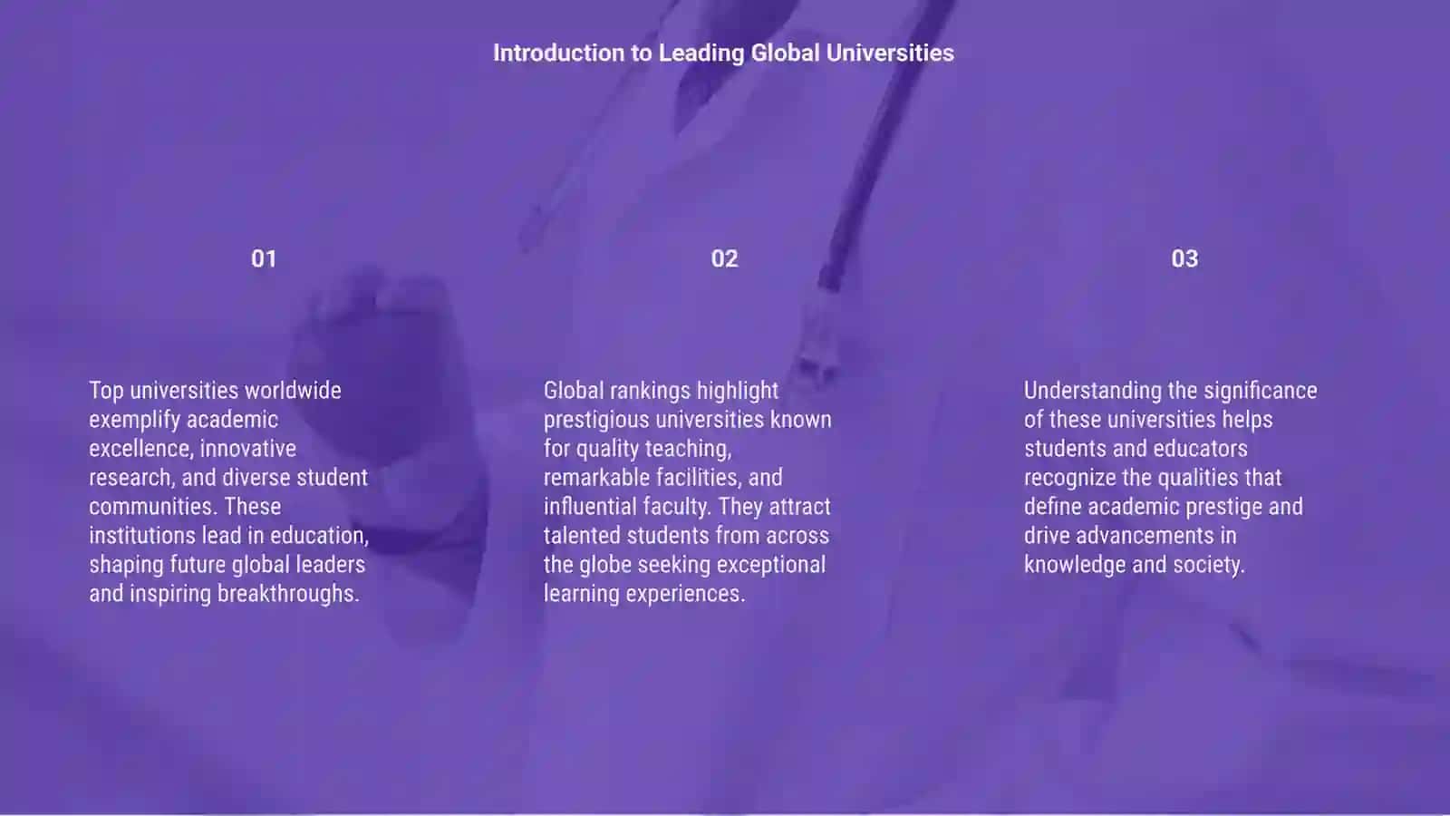 Top universities of the world 3