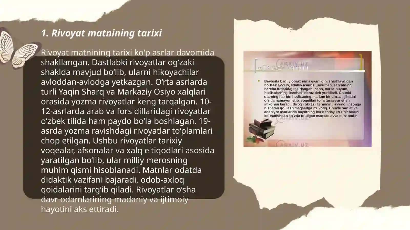 Rivoyat matni va ularni badiiy oʻqish 3
