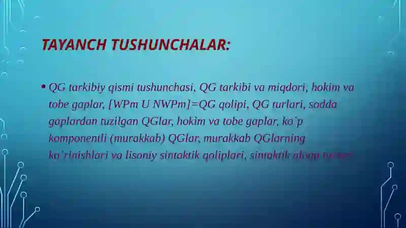 Murakkab Qo‘shma Gaplar 3